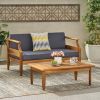 ASTON Outdoor 4 Seater Chat Set with Cushions_LOVESEAT & COFFEE TABLE &CLUB CHAIR