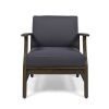PERLA CLUB CHAIRS SET OF 2, DARK GREY