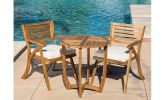 Outdoor HERMOSA KD WOOD DINING SET with Cushions