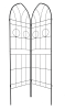 4 Pack Metal Garden Trellis 78.7" x 19.7" Rustproof Trellis for Climbing Plants Outdoor Flower Support Black