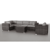 Pre-Assembled 7-Piece Rattan Sectional: Easy Outdoor Living