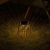 Solar Powered Outdoor Rattan Lantern for garden, patio, Frontdoor, walkway