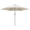 Replacement Fabric for Outdoor Parasol Sand White 118.1"