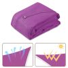 13'x10' Rectangle Sun Shade Sail/Red Purple