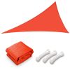 25' x 25' x 25' Triangle Sun Shade Sail/ Watermalon Red