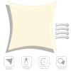 16'x16' Square Sun Shade Sail/ Rice White