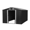 8'x12'ft Tool Shed - Charcoal Black