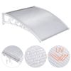 100x100 5mm PC Hollow Sheet Awning 2 Sets Unit