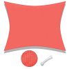 20'x16' Rectangle Sun Shade Sail/ Watermalon Red