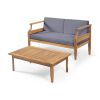ASTON Outdoor 4 Seater Chat Set with Cushions_LOVESEAT & COFFEE TABLE &CLUB CHAIR