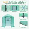 Walk-in Greenhouse Hexagonal Upgrade Reinforced Frame Heavy Duty Plastic Greenhouse Reinforced Thickened Waterproof Insulation(6.9*7.5 ft)