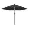Replacement Fabric for Outdoor Parasol Anthracite 118.1"