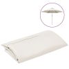Replacement Fabric for Outdoor Parasol Sand White 118.1"