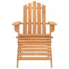 Patio Adirondack Chairs with Footrests 2 pcs Solid Wood Acacia