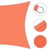 13'x10' Rectangle Sun Shade Sail/Bright Orange