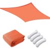 20'x16' Rectangle Sun Shade Sail/Bright Orange