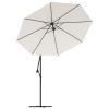 Replacement Fabric for Cantilever Umbrella Sand White 137.8"