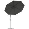Replacement Fabric for Cantilever Umbrella Anthracite 118.1"