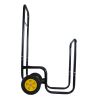 Heavy-Duty Firewood Rack Log Cart Carrier, Rolling Steel