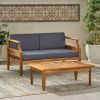 ASTON Outdoor 4 Seater Chat Set with Cushions_LOVESEAT & COFFEE TABLE &CLUB CHAIR