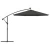 Replacement Fabric for Cantilever Umbrella Anthracite 137.8"