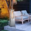 9500 BTU Portable Tabletop Pyramid Patio Heater with Glass Tube