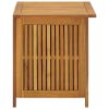 Patio Storage Box 23.6"x19.7"x22.8" Solid Wood Acacia
