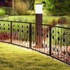 Decorative Garden Fence with 8 Panels Animal Barrier