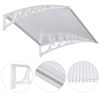 100x100 5mm PC Hollow Sheet Awning 2 Sets Unit