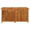 Patio Storage Box 59.1"x31.5"x29.5" Solid Acacia Wood
