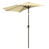10 Ft Half Umbrella AL/beige