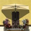 10 Ft Half Umbrella AL/beige