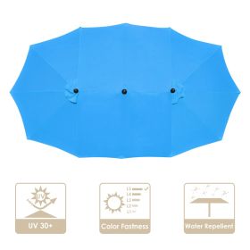 14FT Double Sided Umbrella Cover Replacement (Warehouse: US)