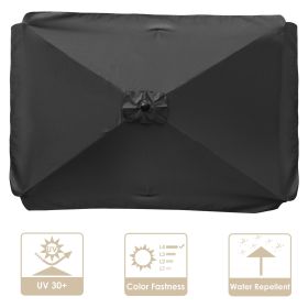 9.8x6.5FT Umbrella Cover Replacement (Color: As Picture)