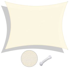 20'x23' Rectangle Sun Shade Sail/ Rice White (Warehouse: LA01)