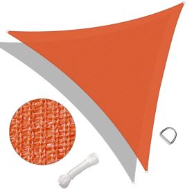 28' x 28' x 28' Triangle Sun Shade Sail/Bright Orange (Warehouse: LA01)