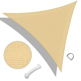 28' x 28' x 28' Triangle Sun Shade Sail/Sand (Warehouse: LA01)