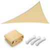 25' x 25' x 25' Triangle Sun Shade Sail/Sand