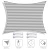 20'x23' Rectangle Sun Shade Sail/ Gray+White