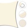 22'x23' Rectangle Sun Shade Sail/ Rice White