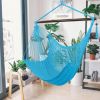 Caribbean Large Hammock Chair Swing Seat Hanging Chair with Tassels Tan  XH