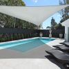 25' x 25' x 25' Triangle Sun Shade Sail/ Cload Gray