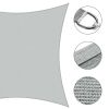 22'x23' Rectangle Sun Shade Sail/ Cload Gray