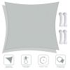 22'x23' Rectangle Sun Shade Sail/ Cload Gray